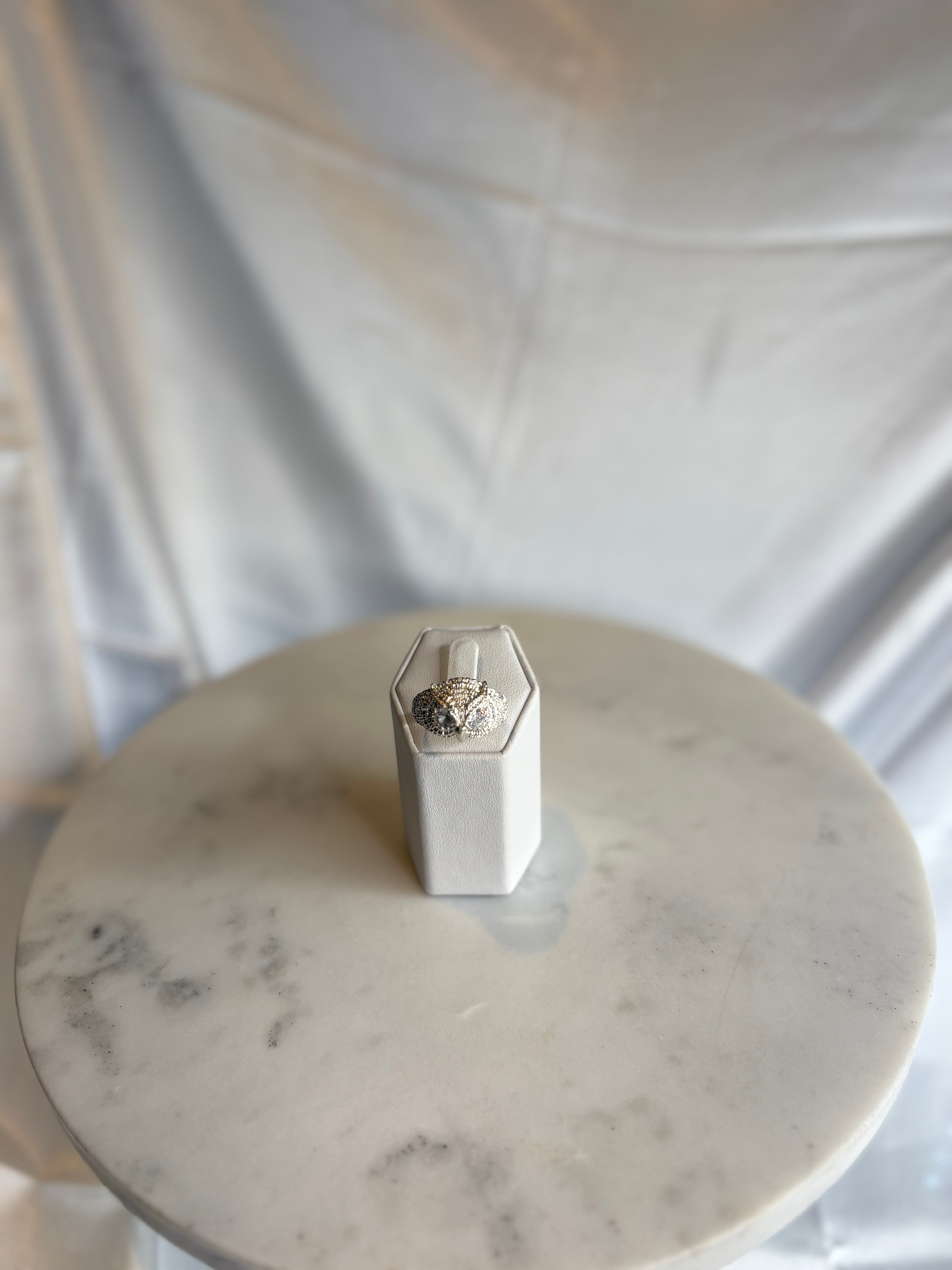 Silver Owl Ring
