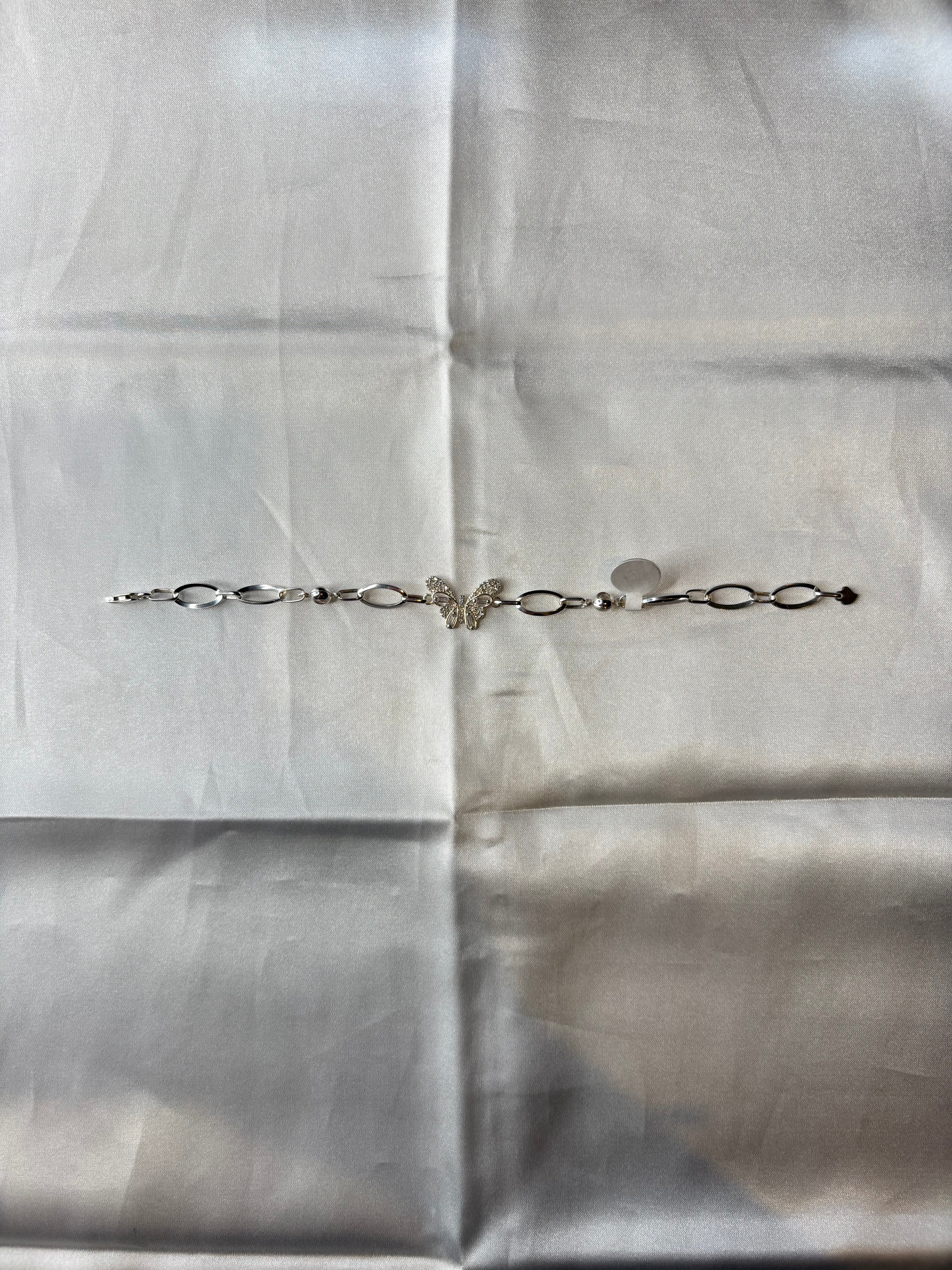 Silver Butterfly Bracelet