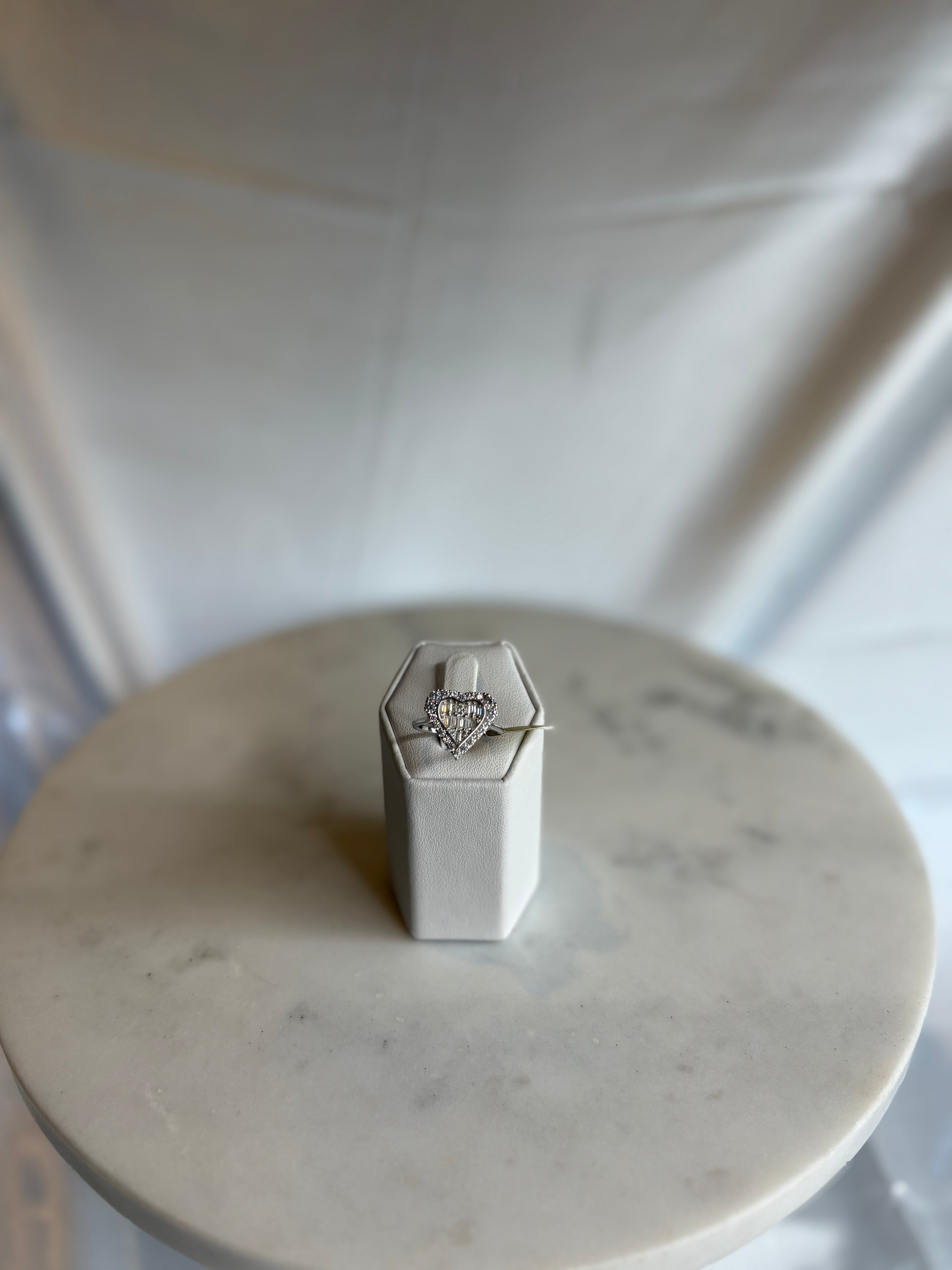 Silver Heart Ring