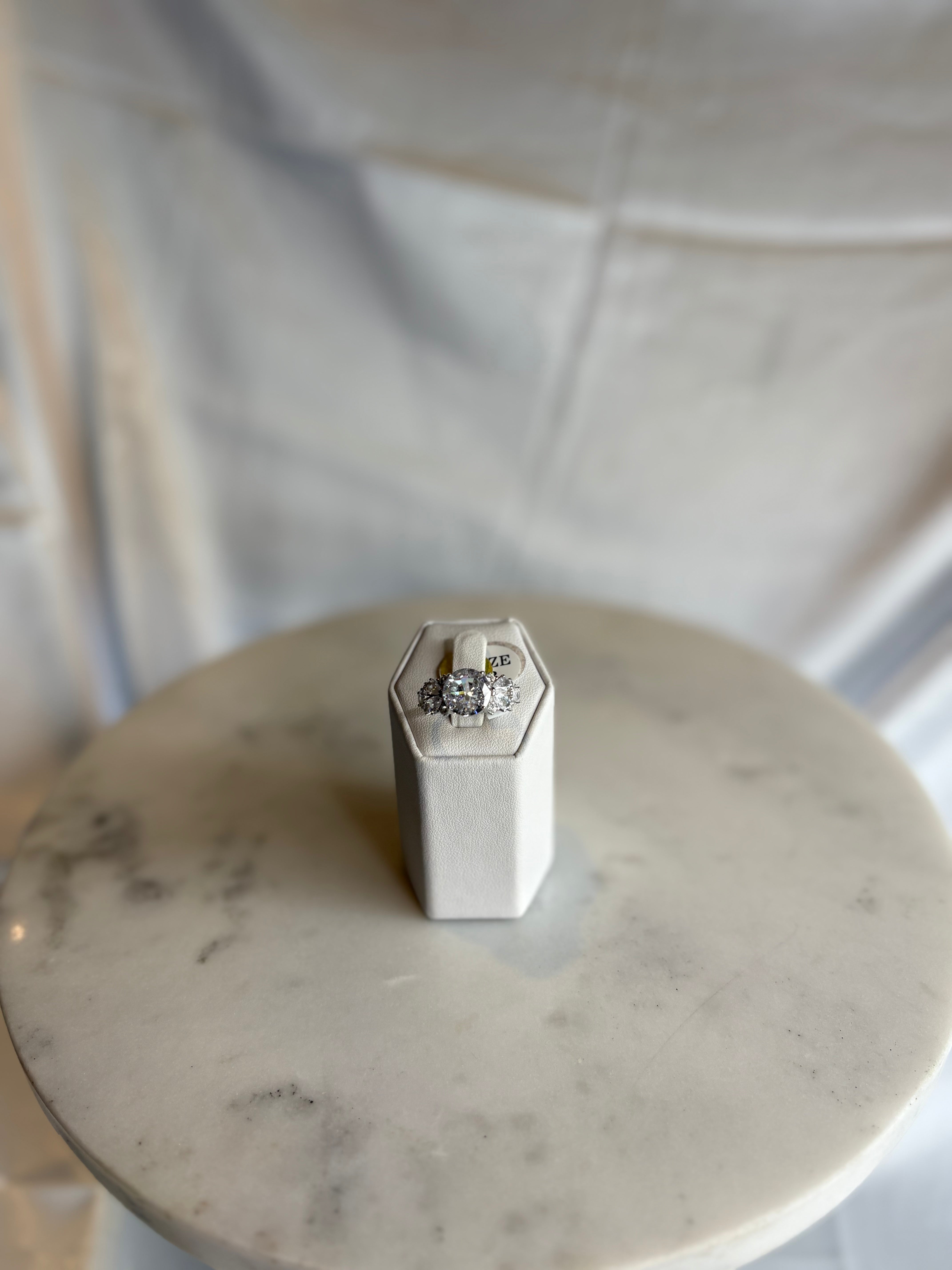 Silver Engagement Ring